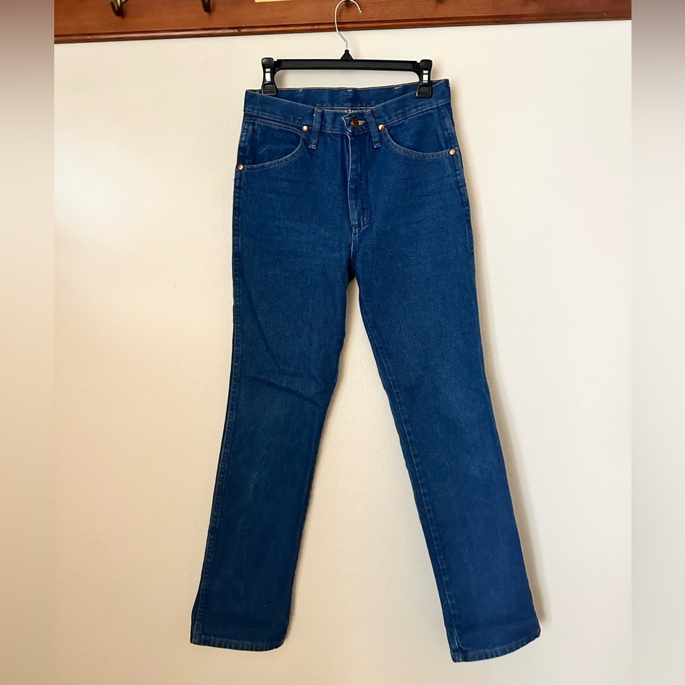Wrangler Men’s Straight Jeans - Deep Indigo Blue